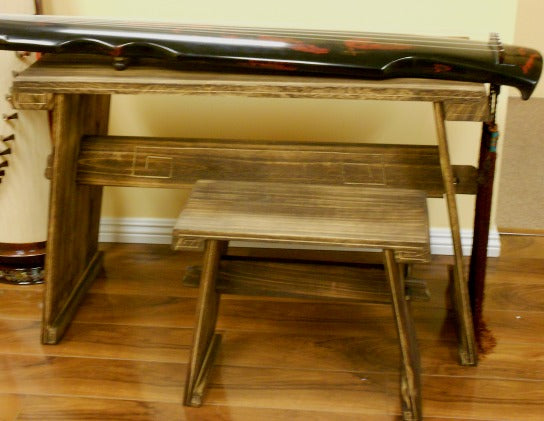 Guqin Table & Stool Set