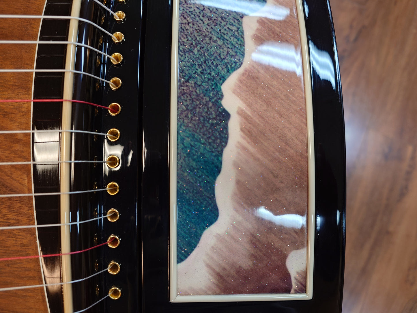 Scarlet Bird Zhuque "Rising Clouds" Guzheng