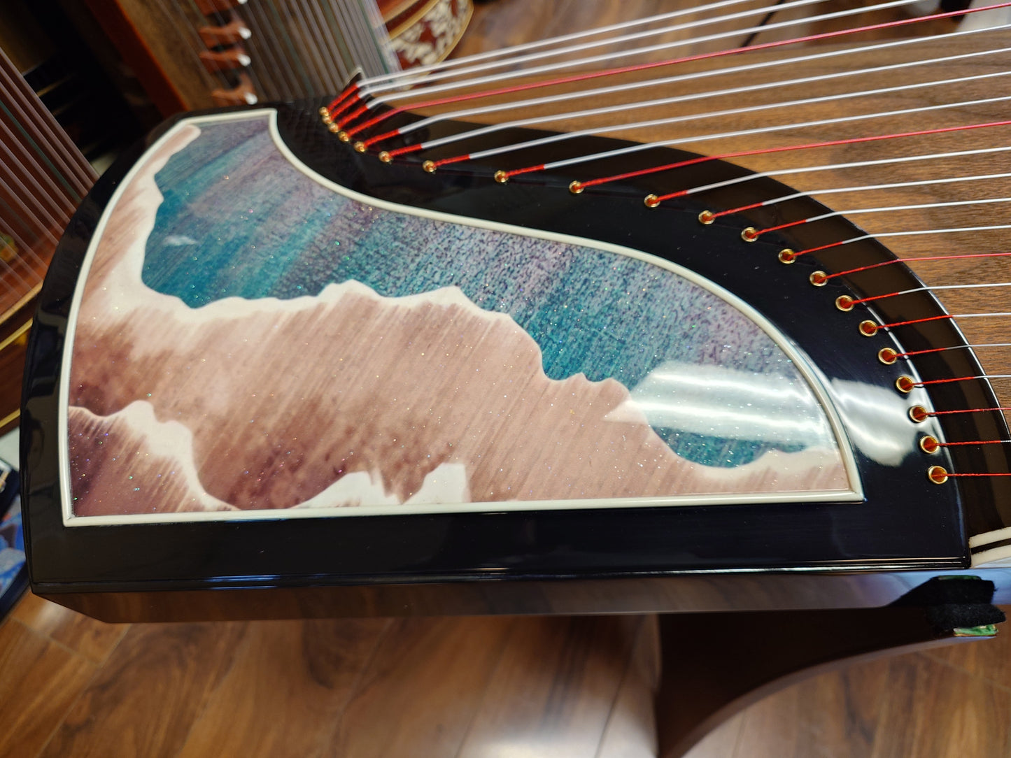 Scarlet Bird Zhuque "Rising Clouds" Guzheng