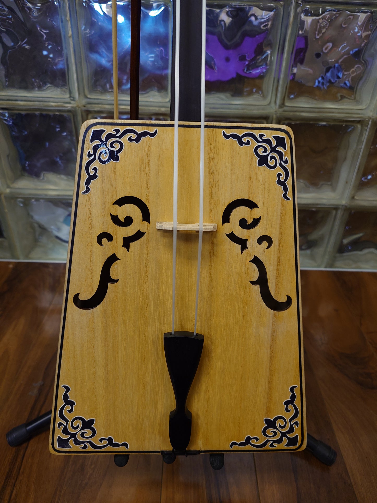 Morin Khuur – Professional Flat-Body Mongolian Horsehead Fiddle 马头琴