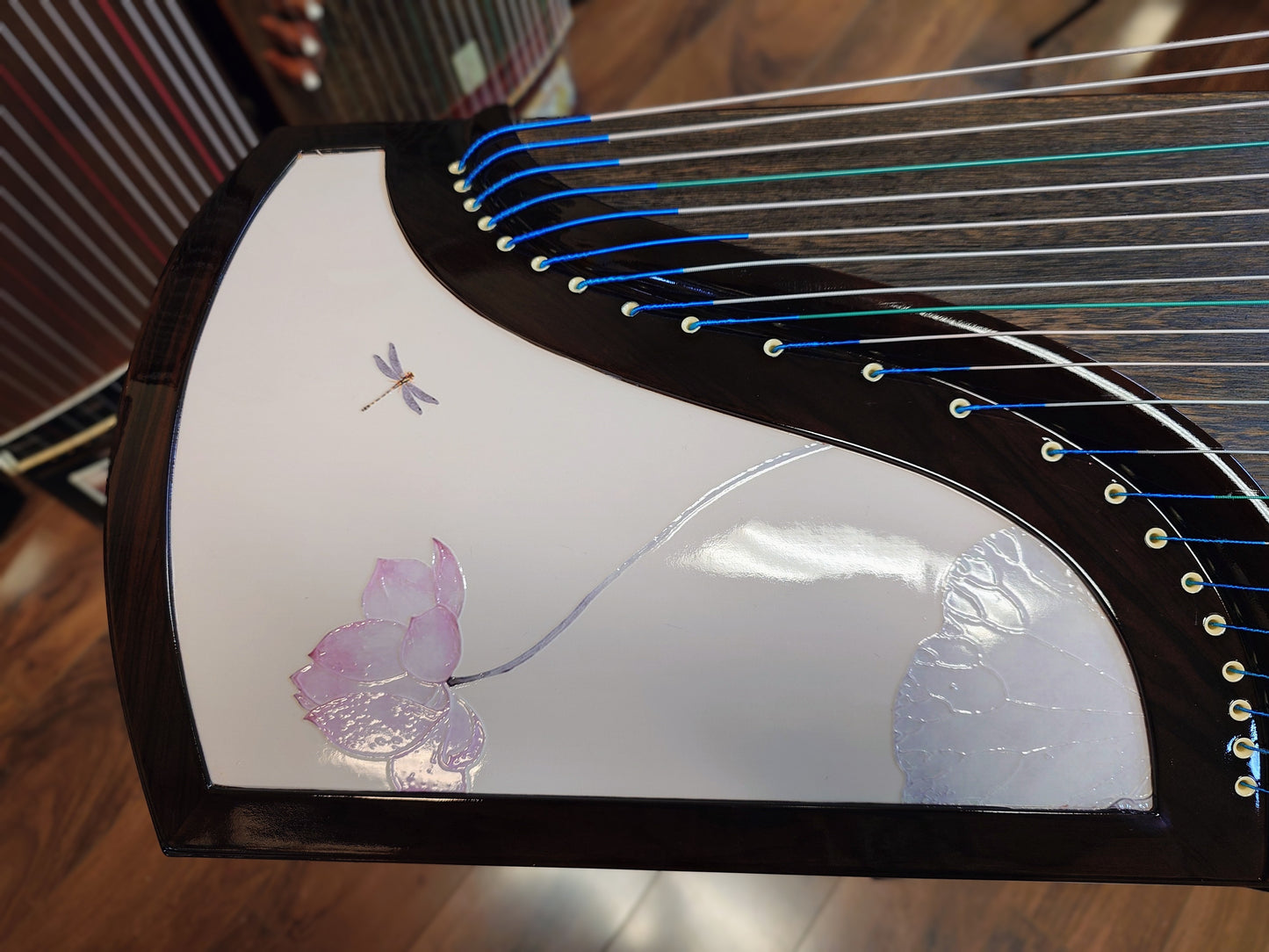 Sound of China Padauk Guzheng "Lotus & Dragonfly"