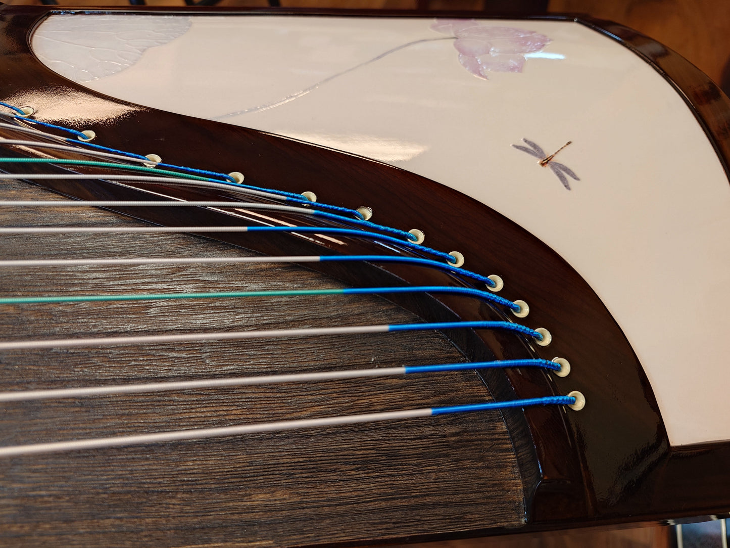 Sound of China Padauk Guzheng "Lotus & Dragonfly"