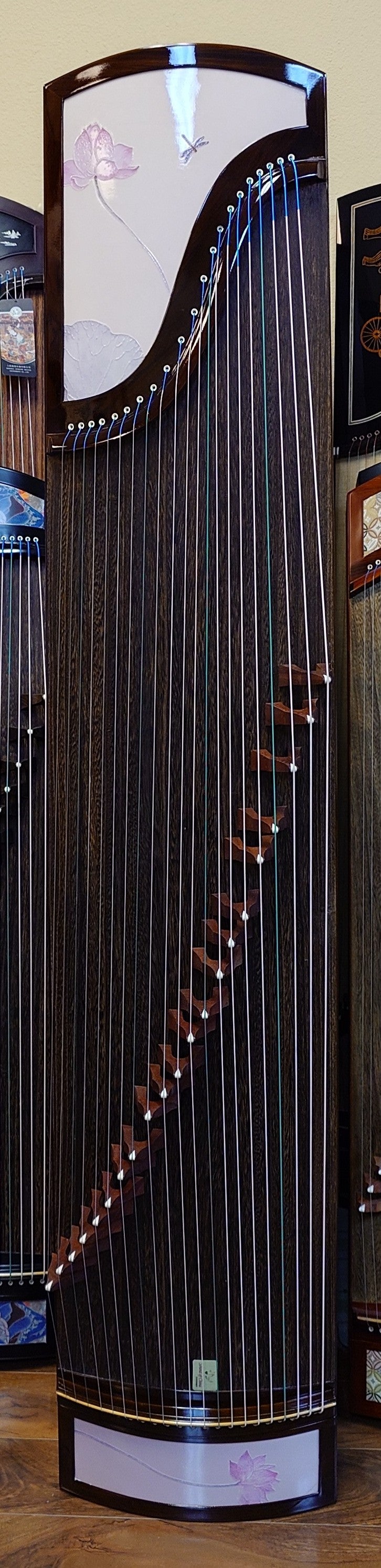 Sound of China Padauk Guzheng "Lotus & Dragonfly"