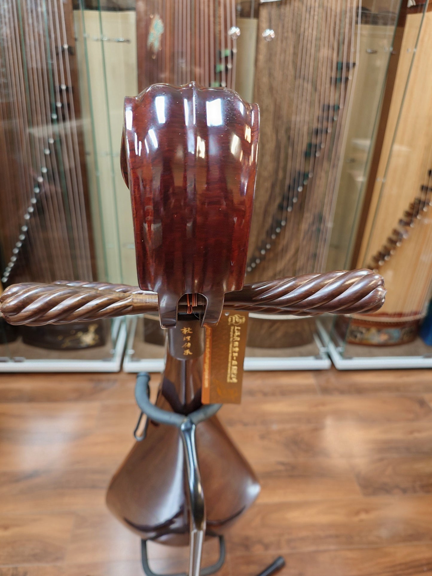 Dunhuang NAMM Show Collection Pipa Burmese Rosewood with Aged Rosewood Pegs