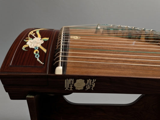 Dunhuang Indian Rosewood  Guzheng "Silk Road Wind Whisper" - NAMM Show Limited Edition 24698PS 敦煌牌限量特选阔叶黄檀演奏筝"丝路听风"
