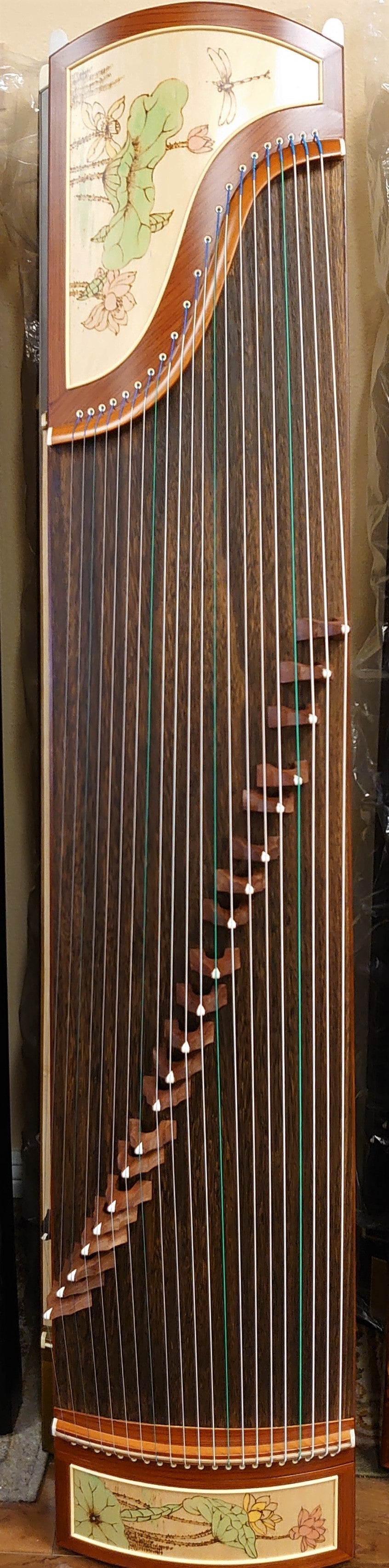 Tiansheng Rosewood Guzheng with Chinese Painting