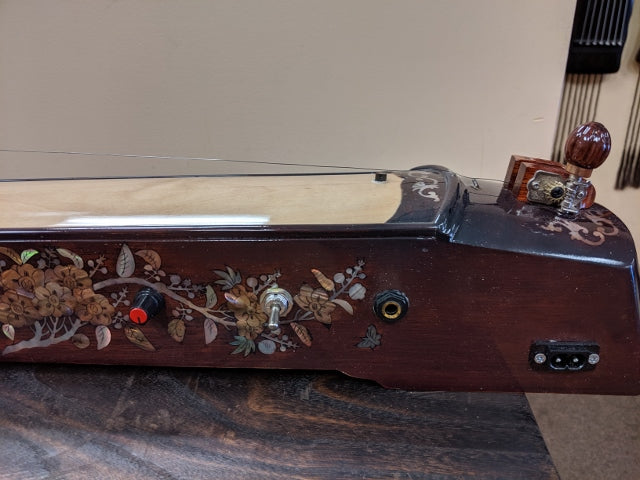 Concert Grade Foldable Electric Dan Bau with Inlay Vietnamese Monochor ...