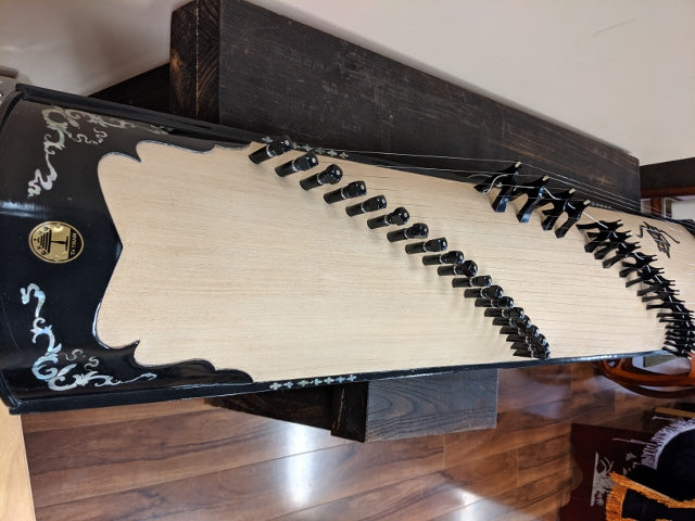 Dan Instrument 19-String Concert Dan Tranh with Inlay – Sound of Asia Musical Instruments
