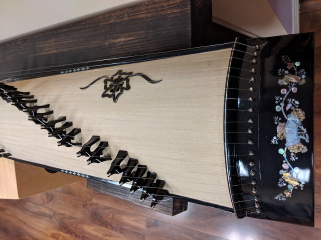 Dan Instrument 19-String Concert Dan Tranh with Inlay – Sound of Asia Musical Instruments