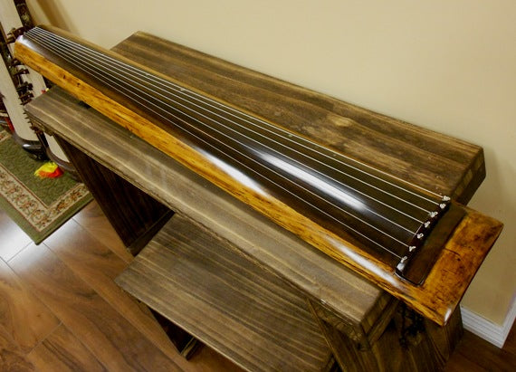 Elite Aged Chinese Fir Guqin - Ku Mu Long Yin Style – Sound of Asia ...