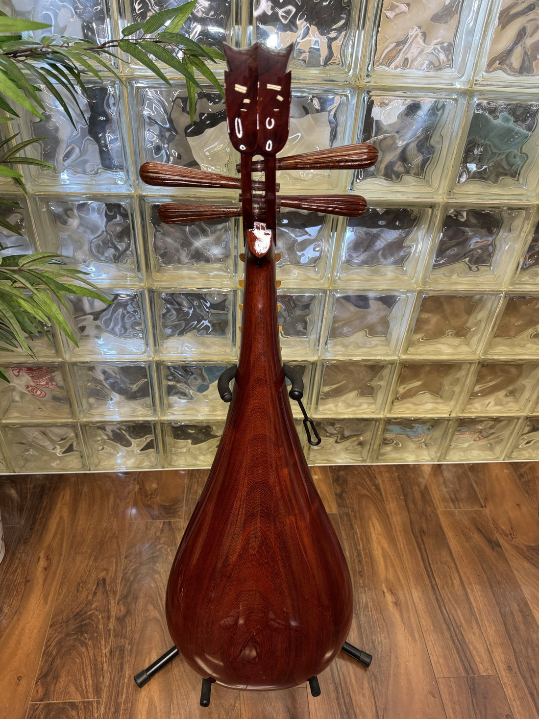 Dan Co Instrument Dan Ty Ba with Inlay Vietanmese Lute Musical Instrument with Mother of ...